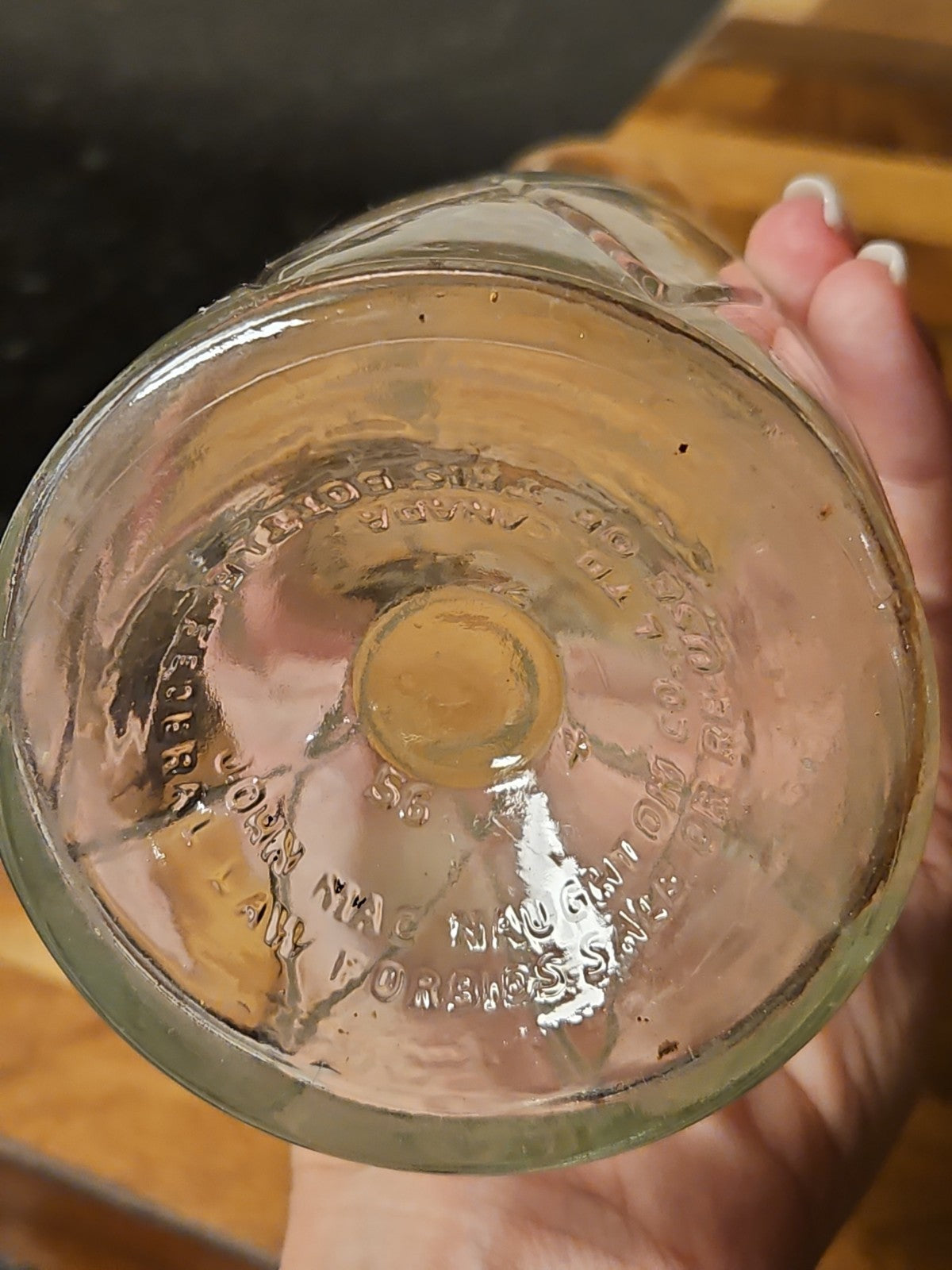 Vintage 1956 John MacNaughton Decanter Canadian Whiskey 13 1/2" No Stopper EUC