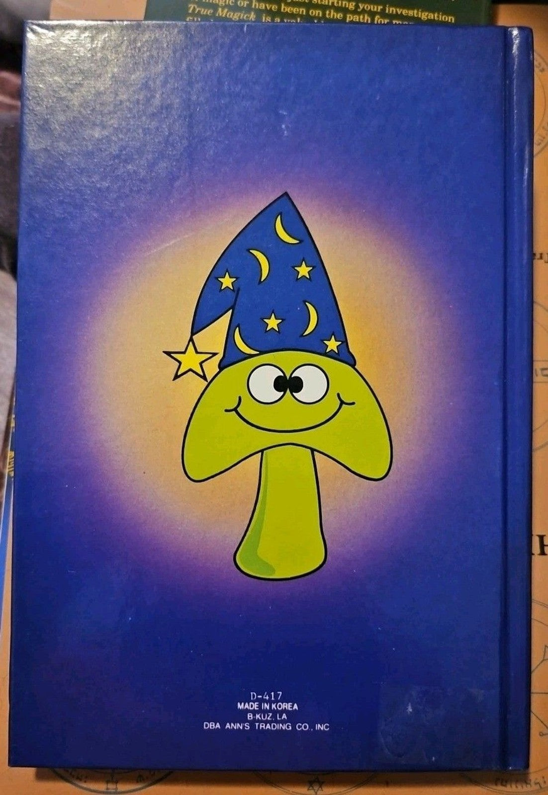 Whimsical Celestial Mushroom Wizard Hardcover Journal 5.5" X 7.5" New