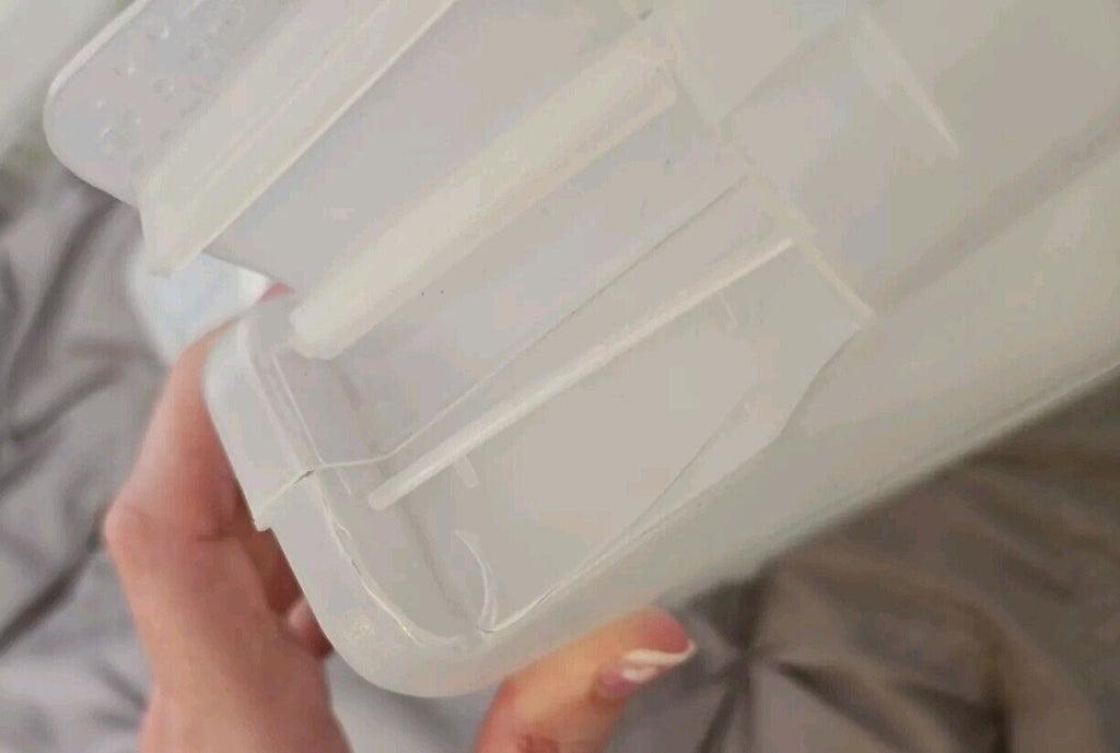 Lot 4 Lrg Adjustable Compartment Craft Storage Box with Handle by Bead Landing™