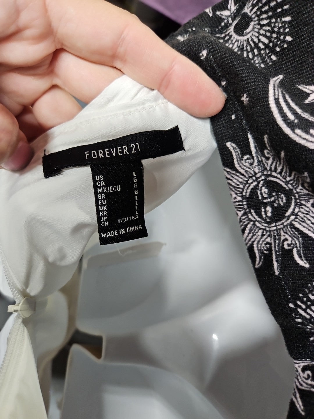 NWT Forever 21 White Ruched  Mini Skirt High Waist Pleated Size L