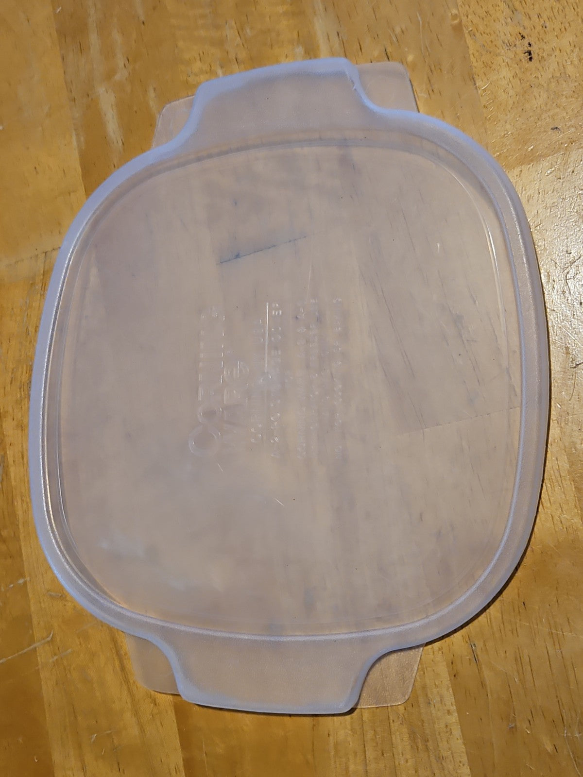 Corning Ware Sheer Soft Cover Plastic Replacement Lid A-2-PC For 2 qt./3qt. Dish