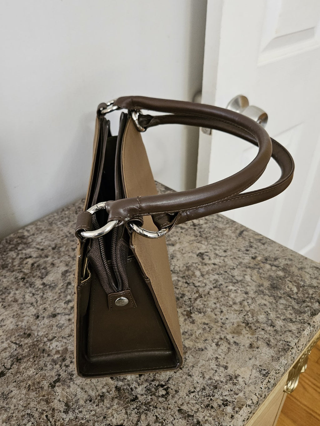 Miche Classic Brown Base Bag Double Handles