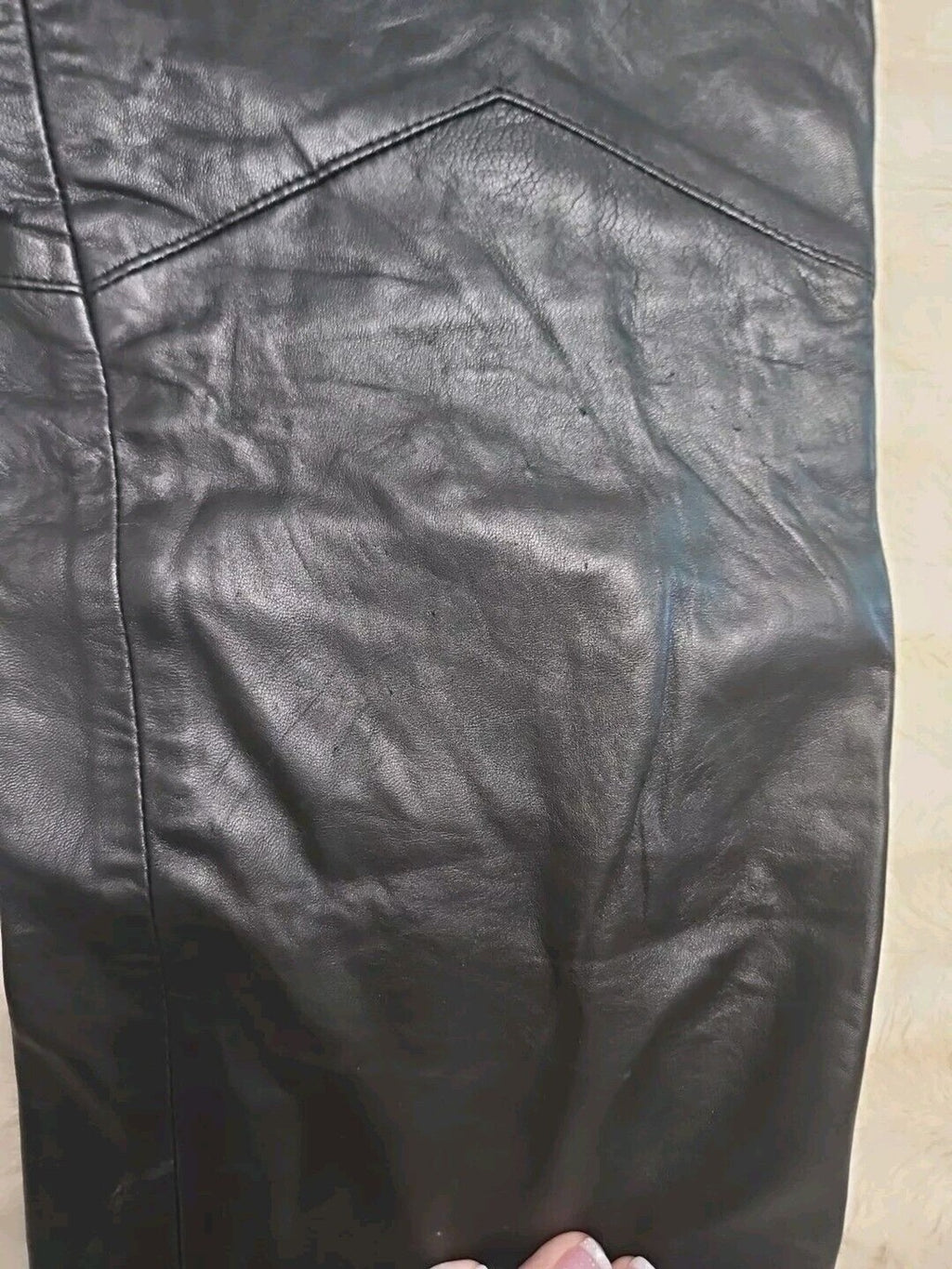 Womens Remi Leather Pants Black 6 Vintage 80s 90s Era Fully Lined, Super Soft