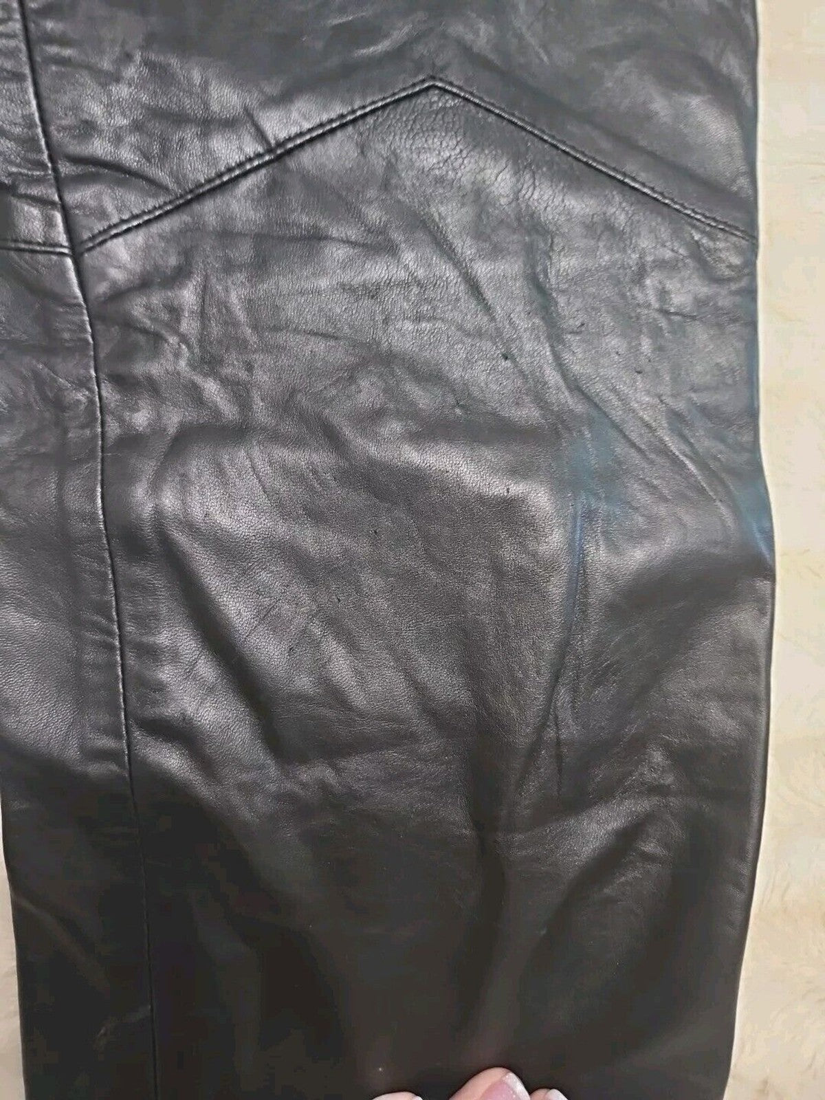 Womens Remi Leather Pants Black 6 Vintage 80s 90s Era Fully Lined, Super Soft