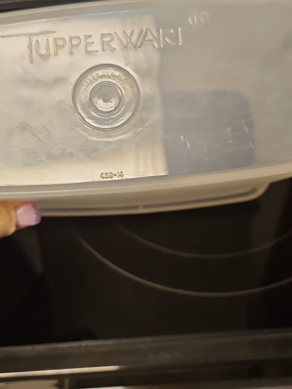 Tupperware #469-14 Rectangular Cereal Dry Goods Storage Container NO Lid