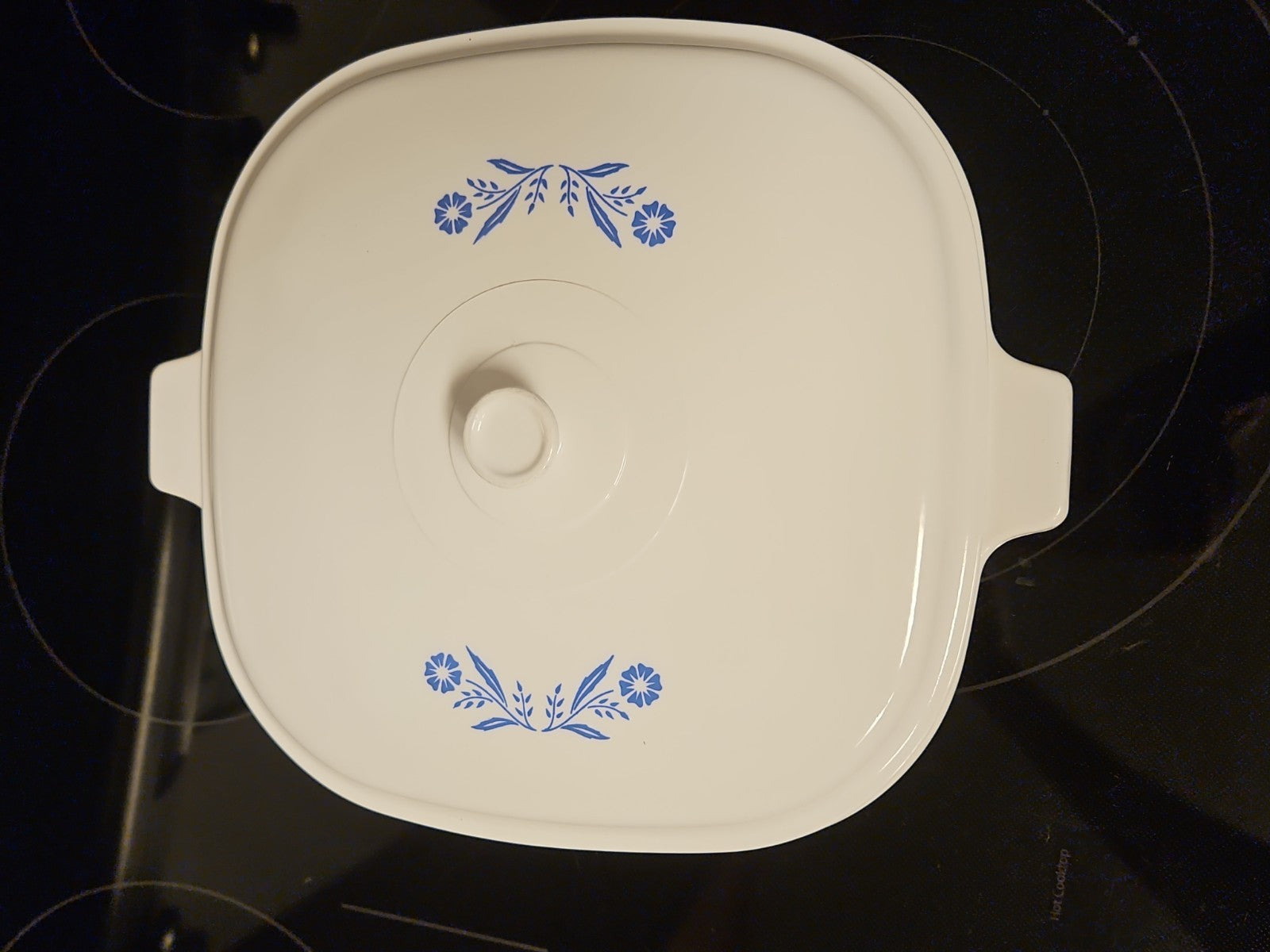 Corning Ware Blue Cornflower Pyroceram A28 10” Casserole Baking Dish w/ Lid EUC