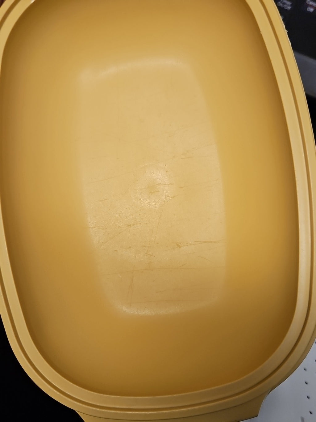 Vintage Tupperware Microwave Steamer #1273 Harvest Gold 3 Piece Set
