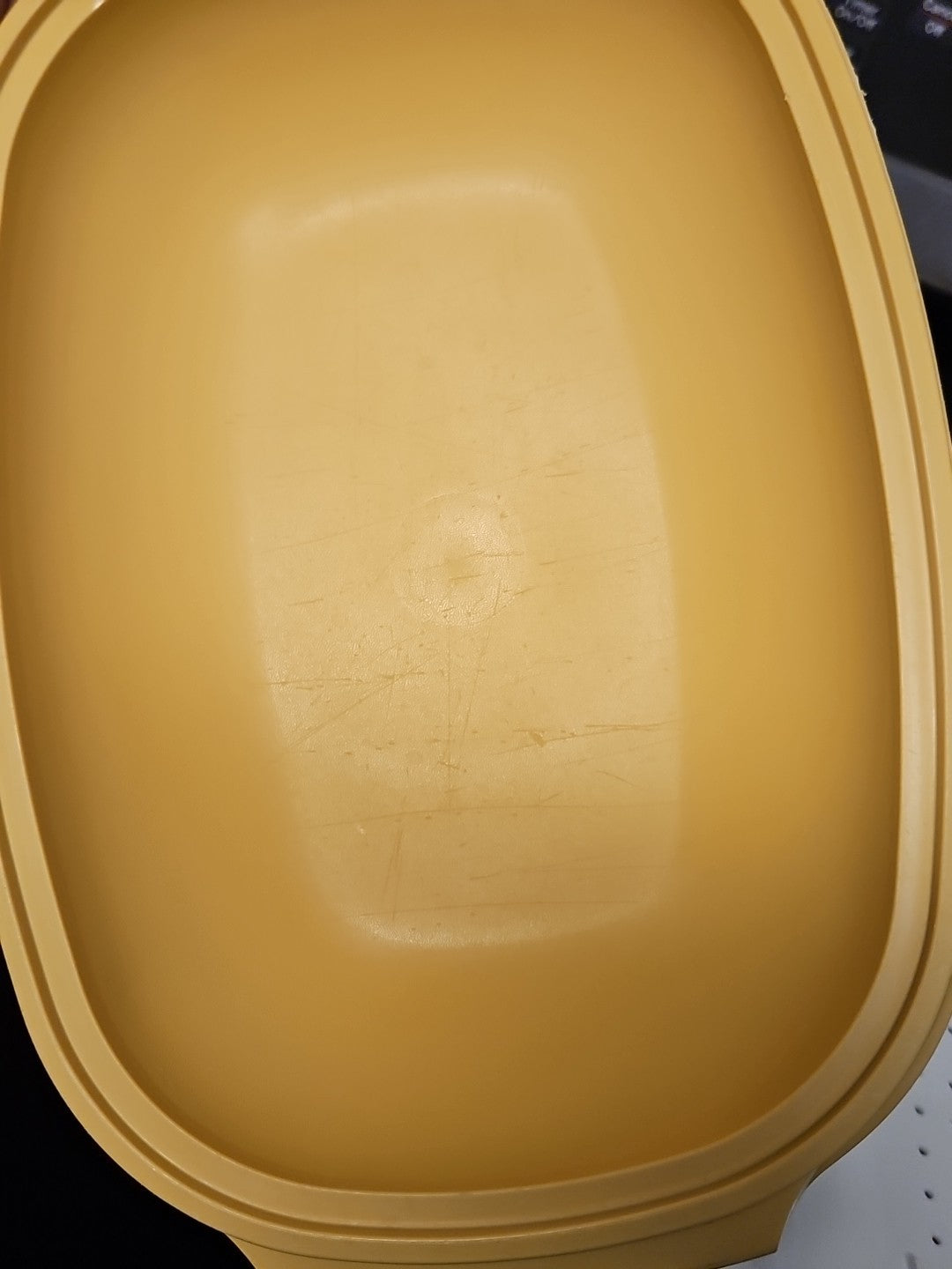 Vintage Tupperware Microwave Steamer #1273 Harvest Gold 3 Piece Set