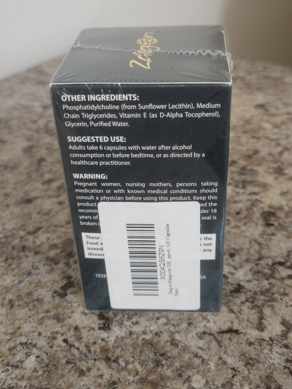 New Zaigon Liposomal DHM 1000mg Recovery Supplement Liver Support 120 Capsules