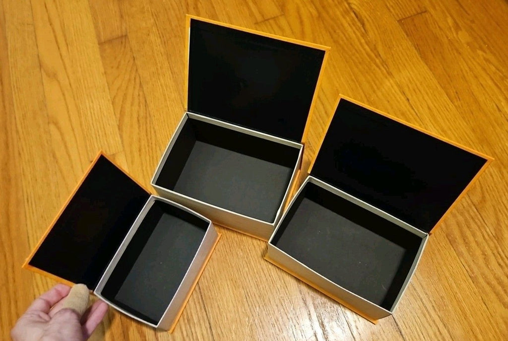 Elegant 3 Pc Nesting Storage Box Set Victorian Goth Halloween Spider Scary Story