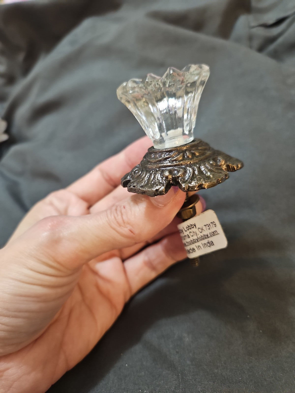 Pair Of 2 NWT Hobby Lobby Faux Vintage Drawer Pull Cabinet Knobs Faux Iron