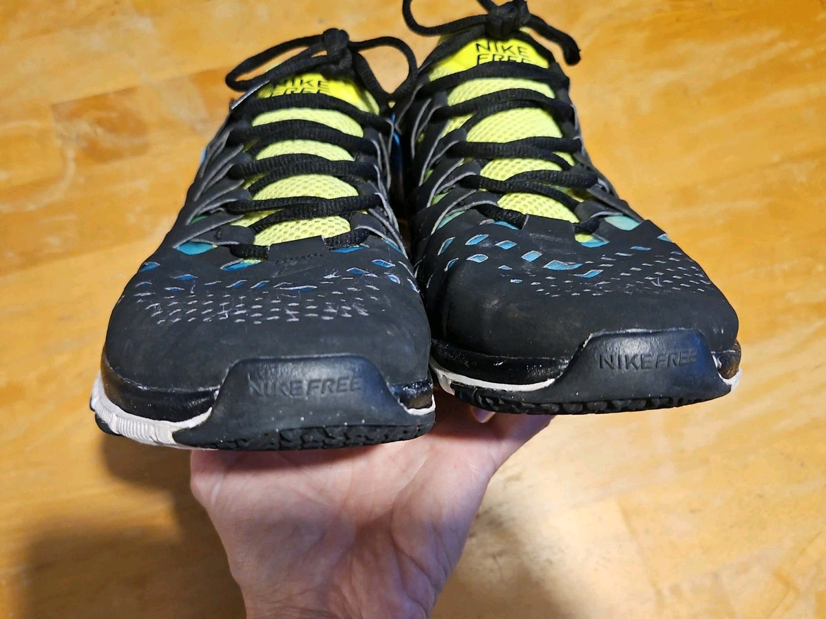 Nike Free Trainer 5.0 NRG Volt Black Current Blue 579813-704 Mens Size 10