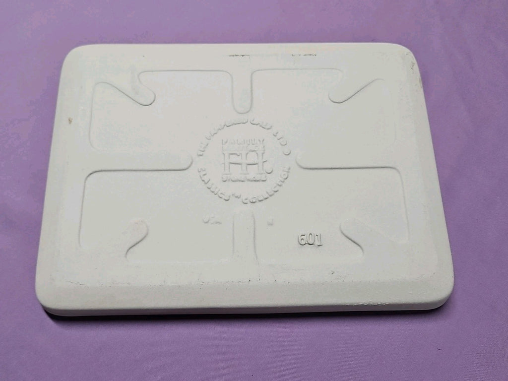 Pampered Chef #601 Family Heritage Stoneware Small Bar Pan Toaster Oven 9.5x7"