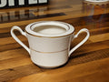 Vintage Noritake Tulane 7562 Sugar Bowl Ivory Gold Trim No Lid Bowl Only