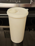 Vintage Tupperware 261 Sheer Handolier Pitcher Sheer Flip Top Seal 563