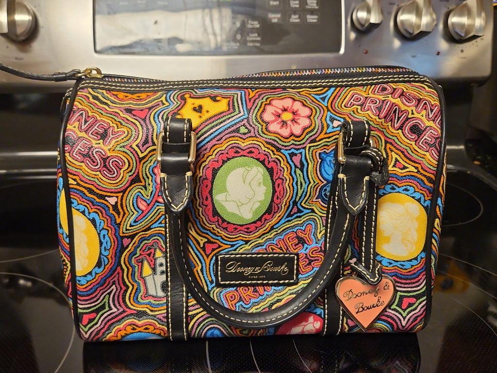 Dooney & Bourke 2011 Disney Pop Princess  Satchel EUC With Fantastic Placement!!