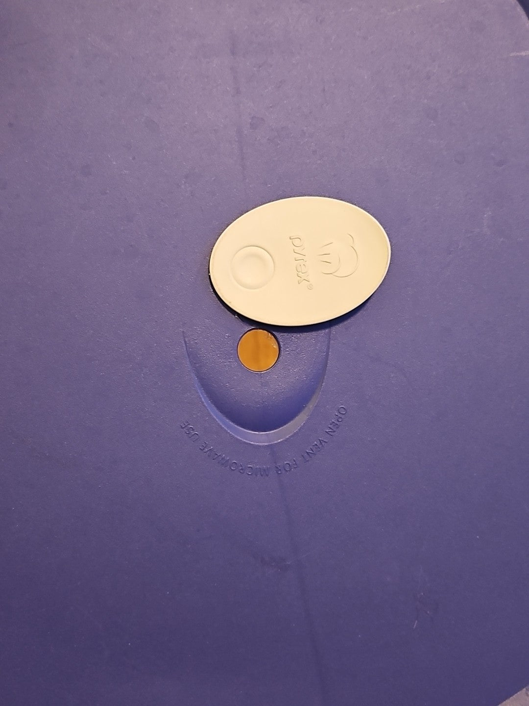Pyrex Pro 3-qt Blue Rectangle Vented Replacement Lid 8212-VPC 12"x9"