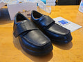 SureFit London Hook & Loop Moc Toe Shoes Soft Leather Black Men’s 12W EUC
