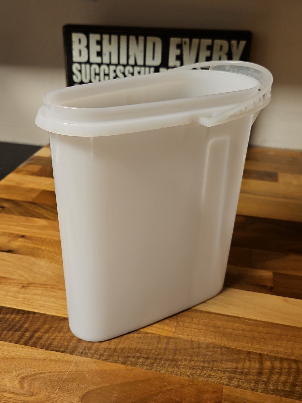 Vintage Tupperware Sheer #587 Pour And Store With Handle No Lid Replacement