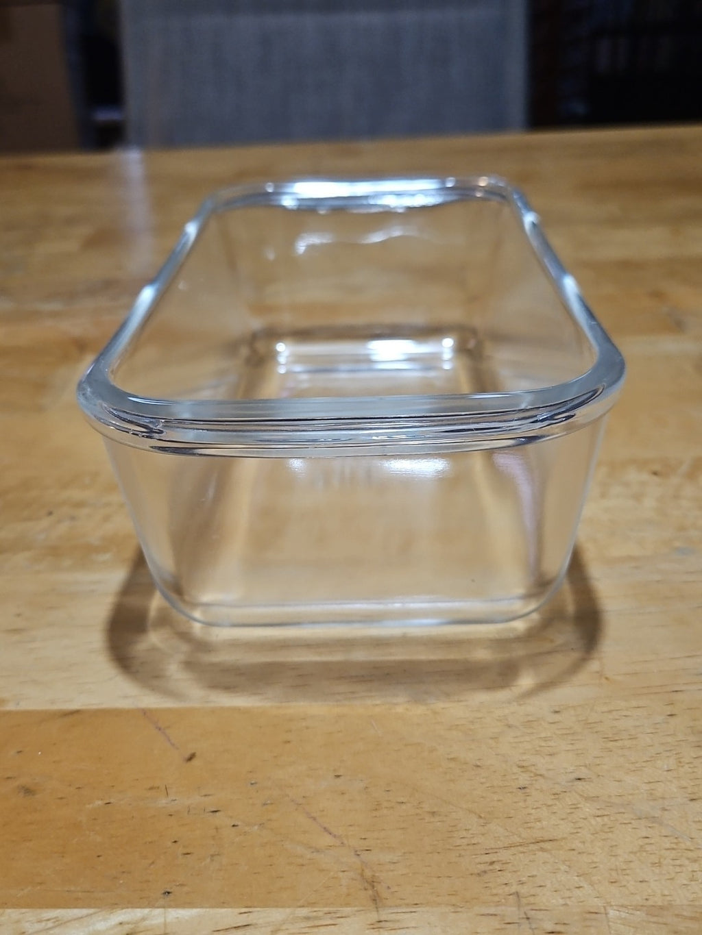 Vintage Pyrex Clear Glass 1.5 QT Casserole Dish Bread Loaf Pan #213 8.5x4.5x2.5
