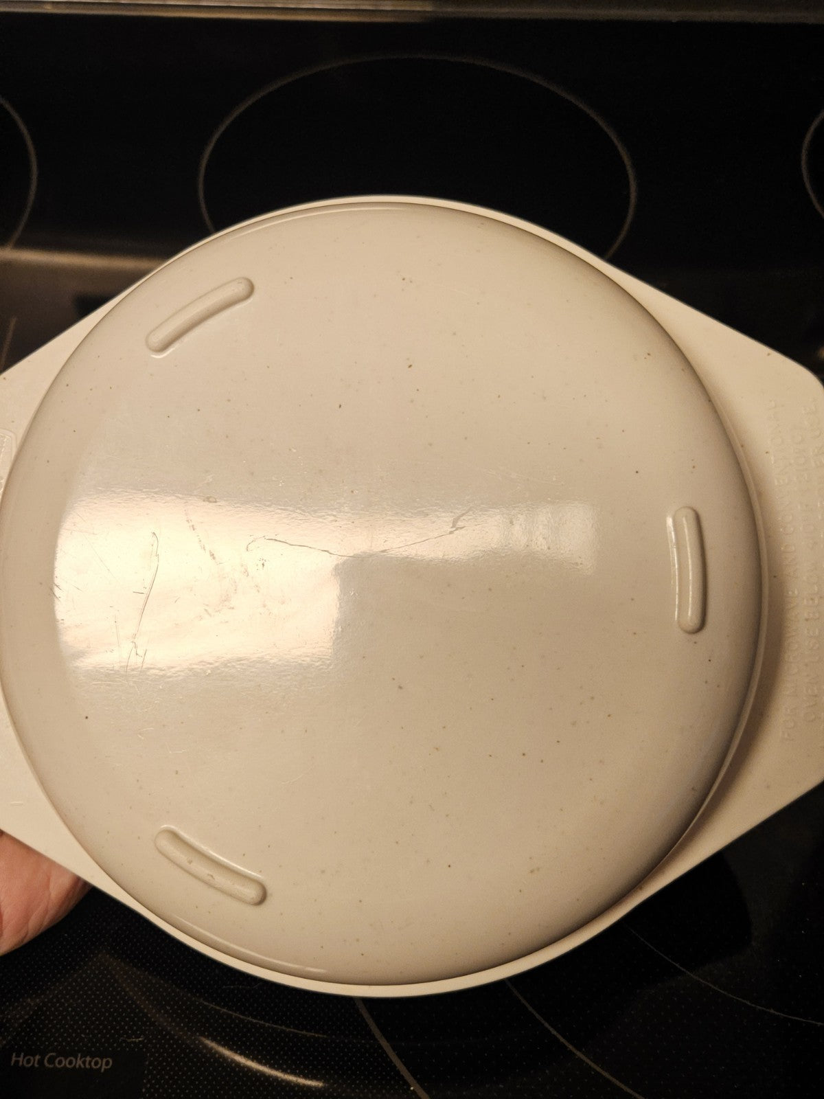 Vintage Nordic Ware Three For One Divided Microwave Oven Safe Dish No Lid 7"