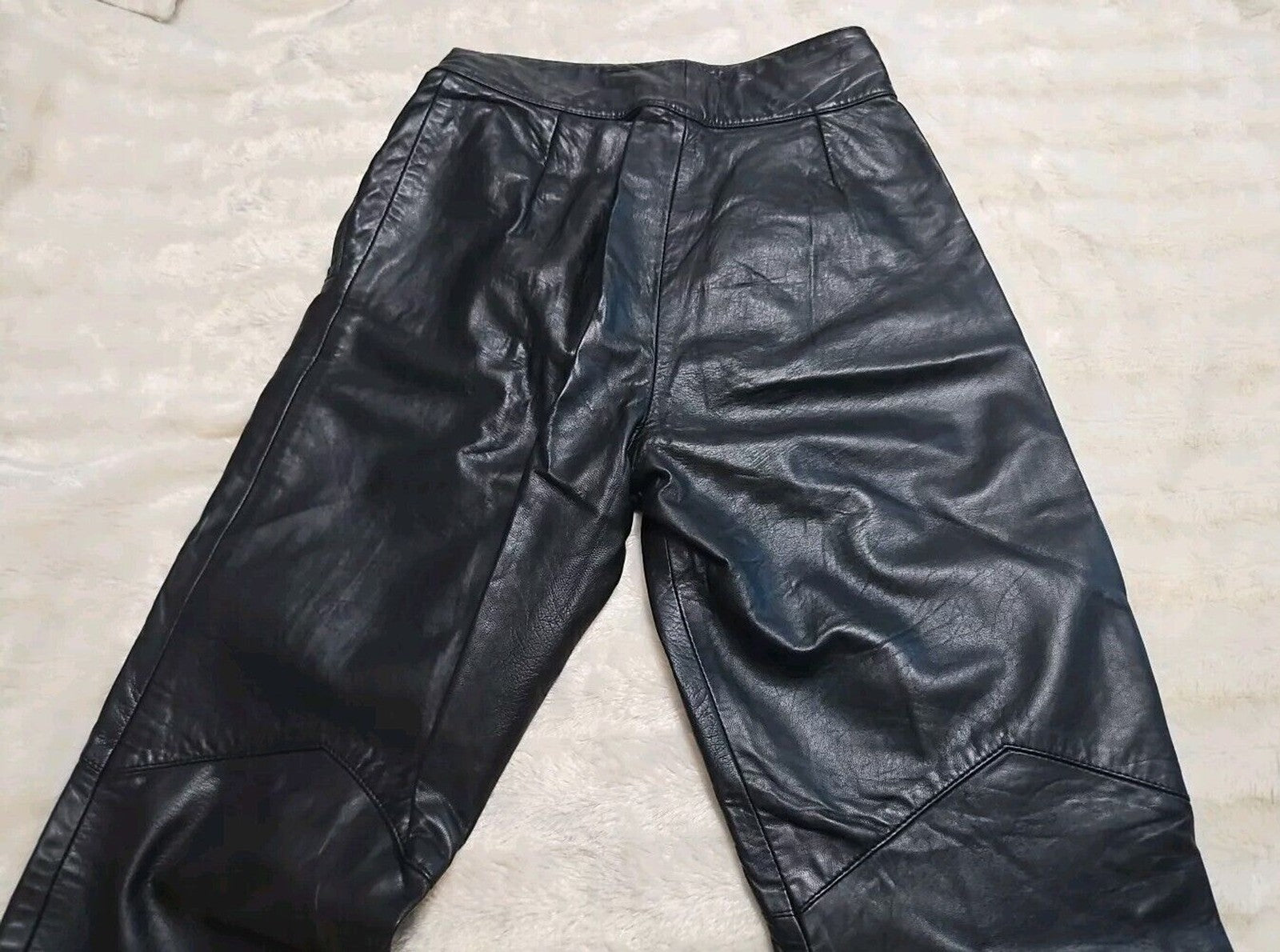 Womens Remi Leather Pants Black 6 Vintage 80s 90s Era Fully Lined, Super Soft