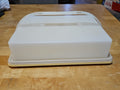 Vintage Tupperware Fresh-N-Fancy 9x13 Cake /Cupcake Carrier #622 w/ Lid & Handle