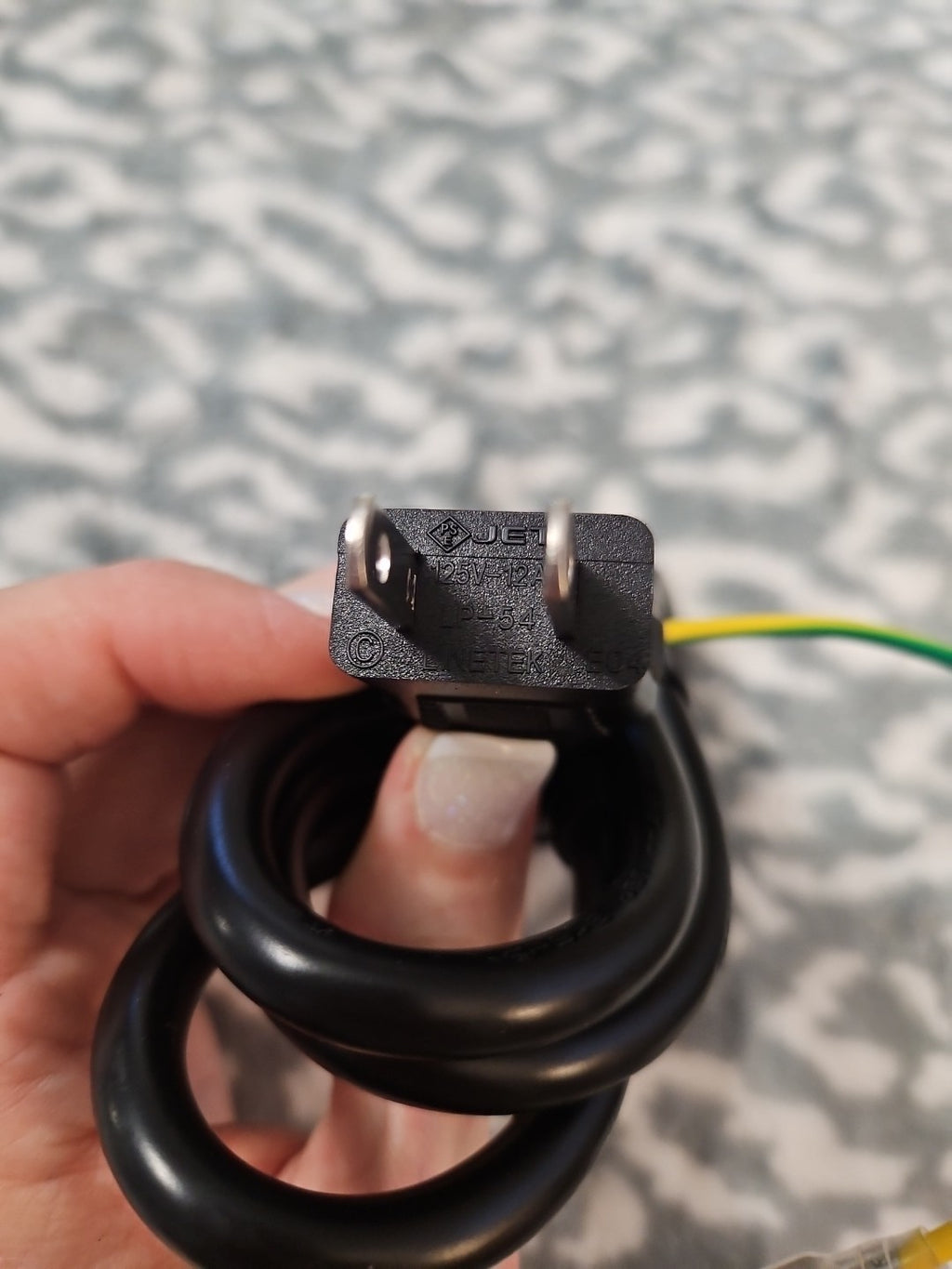 Linetek Grounded Power Cord for PC/Monitor North America/Japan 3ft
