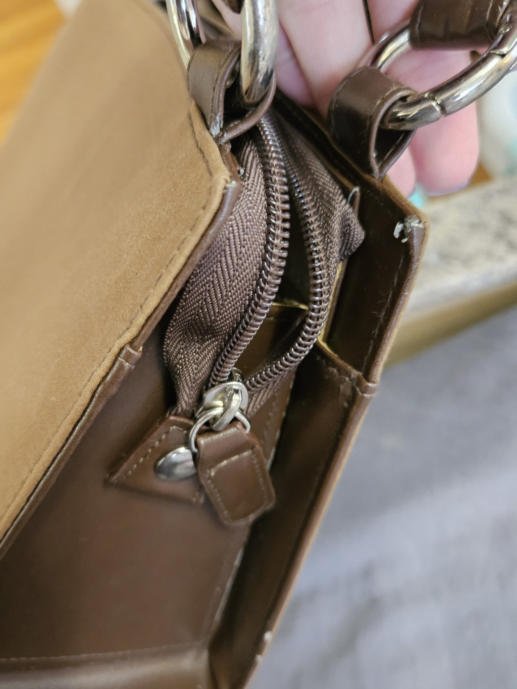 Miche Classic Brown Base Bag Double Handles