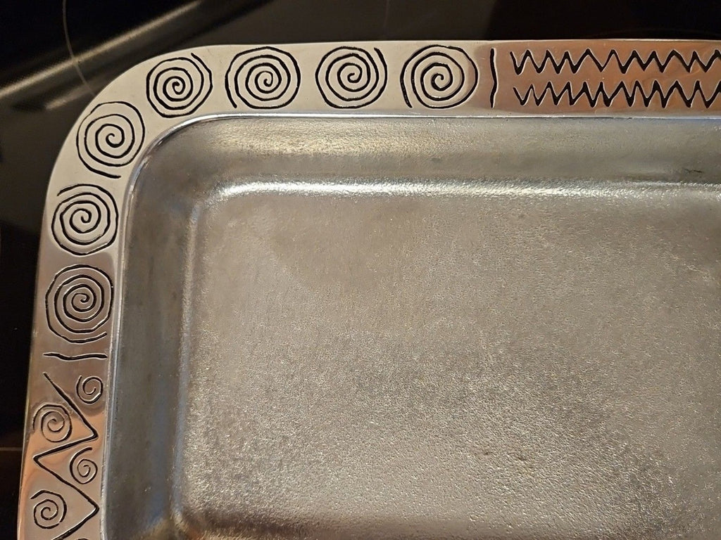 Wilton Armetale "Reggae (Hollowware)" 14 1/2 Inch 2 Qt Baking Dish - Dish Only