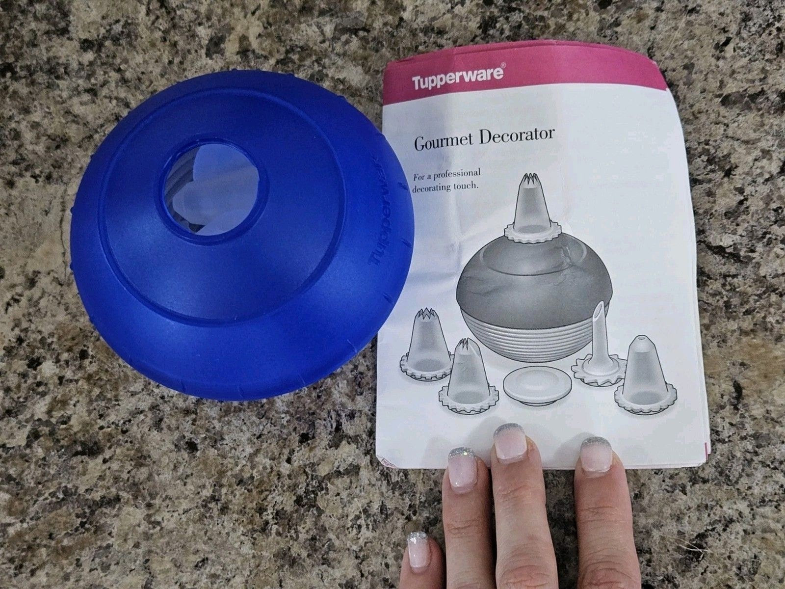 Vintage 1999 Tupperware Gourmet Decorator Set Complete EUC