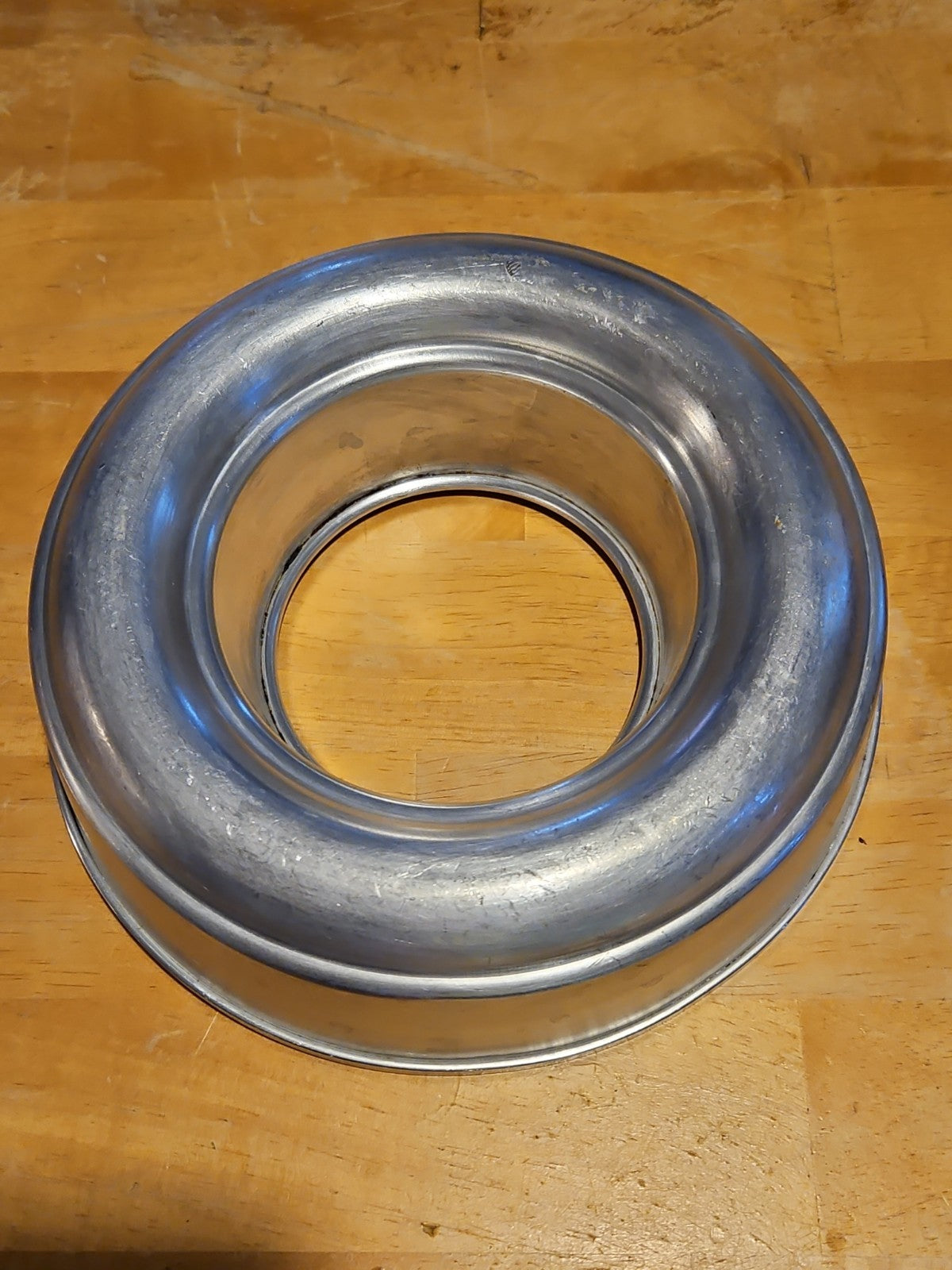 Vintage Mirro Aluminum Jello Ring Mold Cake Pan M-0728 4 1/2 Cup USA