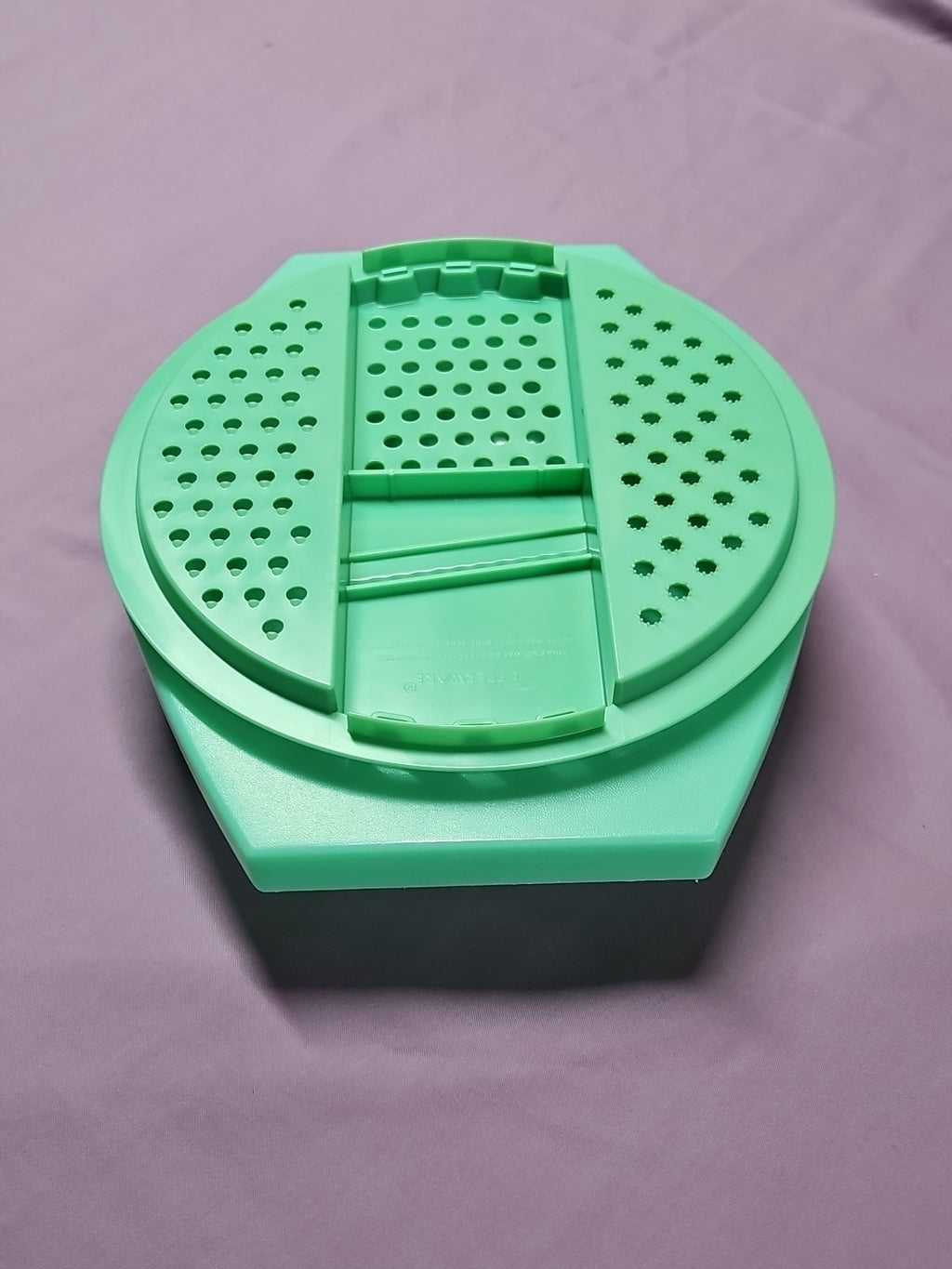 Vintage Tupperware Cheese Grater W/Bowl Jadeite Green 2 Pc Set - No Lid