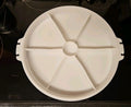 Vintage Tupperware White Divided Serving Tray 405-1 Replacement Tray Only 12"