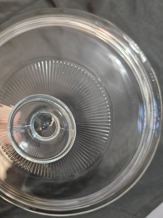 Vintage Pyrex Replacement Lid Pyrex G5C Aqua tint 8" Diameter EUC