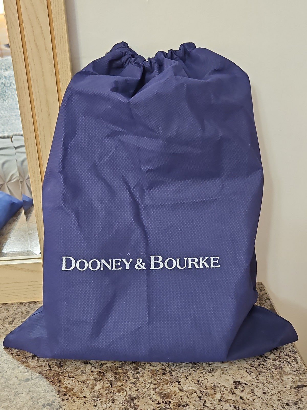 EUC Dooney & Bourke Leopard Print Canvas Shoulder Bag Handbag With Dust Bag