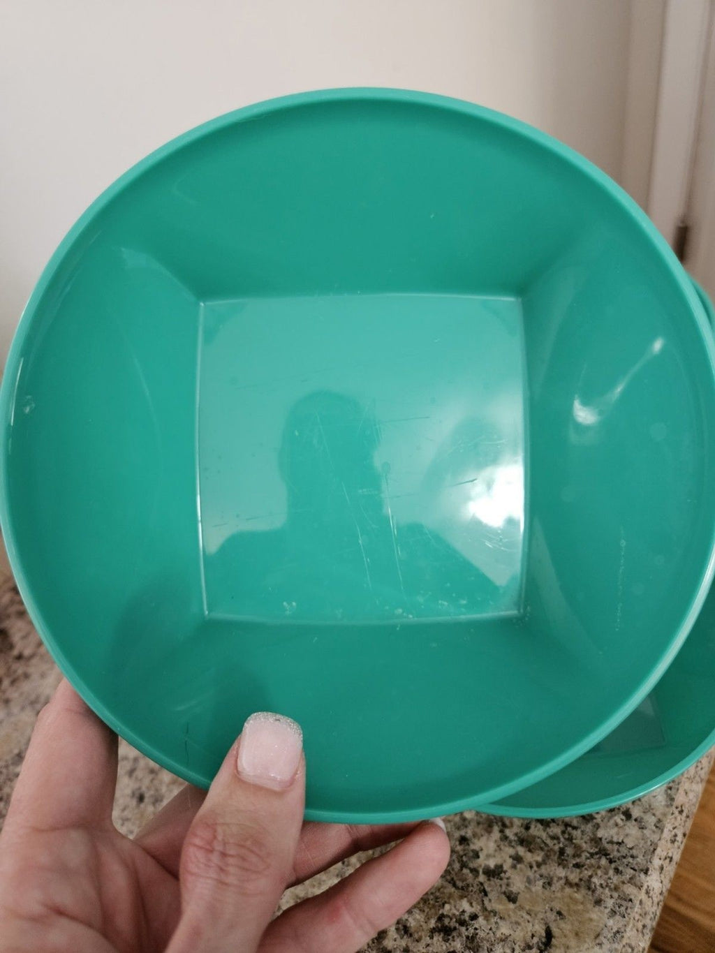 Set Of 4 Vintage Tupperware 5537A Servalier Bowls Green Cereal Bowls
