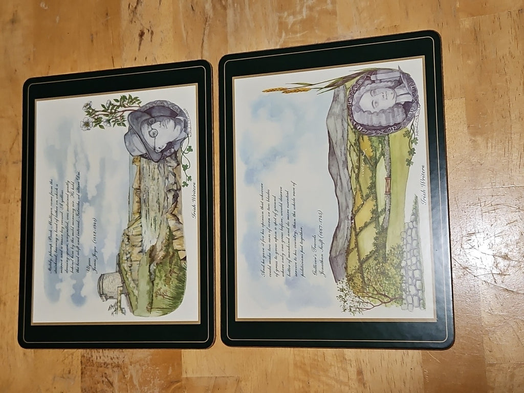 Set Of 6 Pimpernel Irish Heritage Series "Irish Writers"  12x8" Placemats