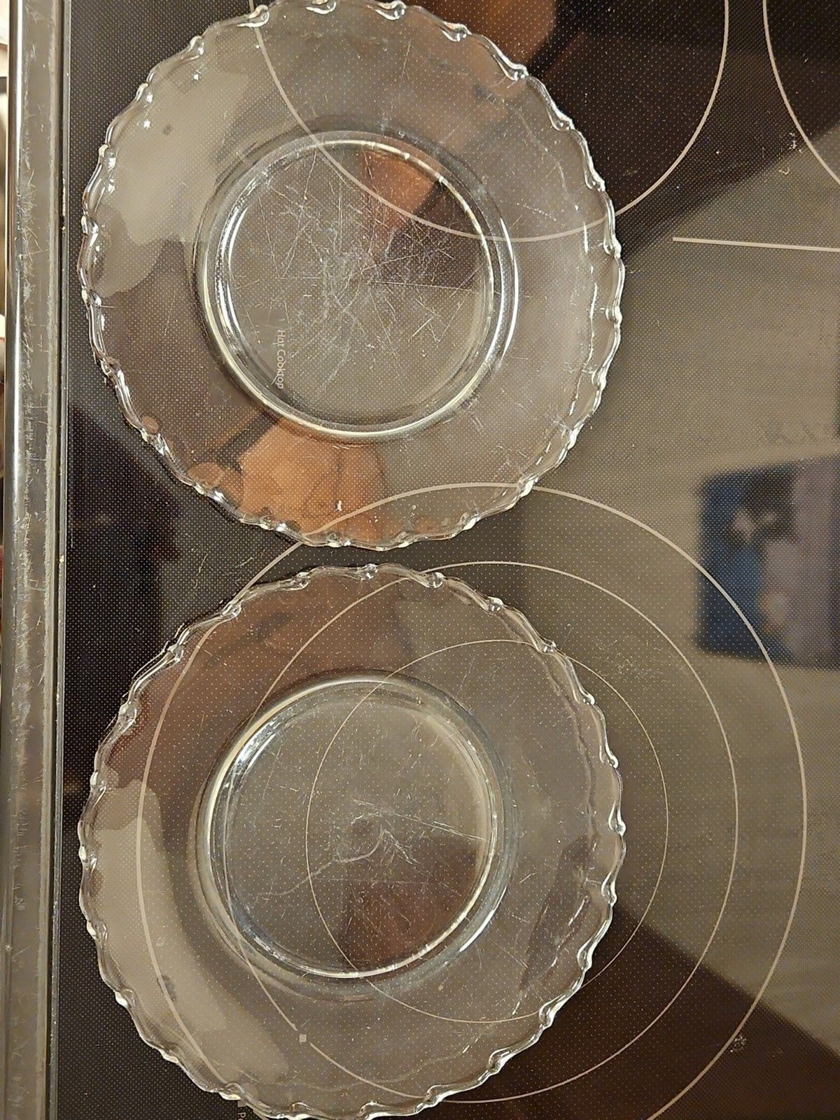 Vintage Fostoria Glass Century Salad Plate Luncheon Plate Clear 8 1/2" D