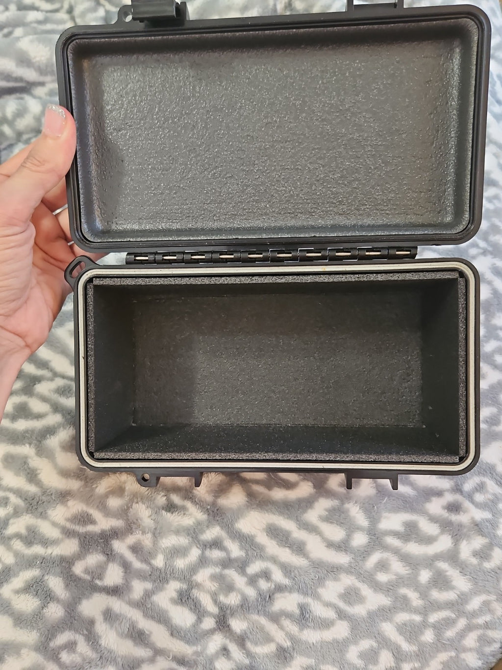 S3 T3500 Water Resistant Hard Case Black With Foam & Magnetic Base