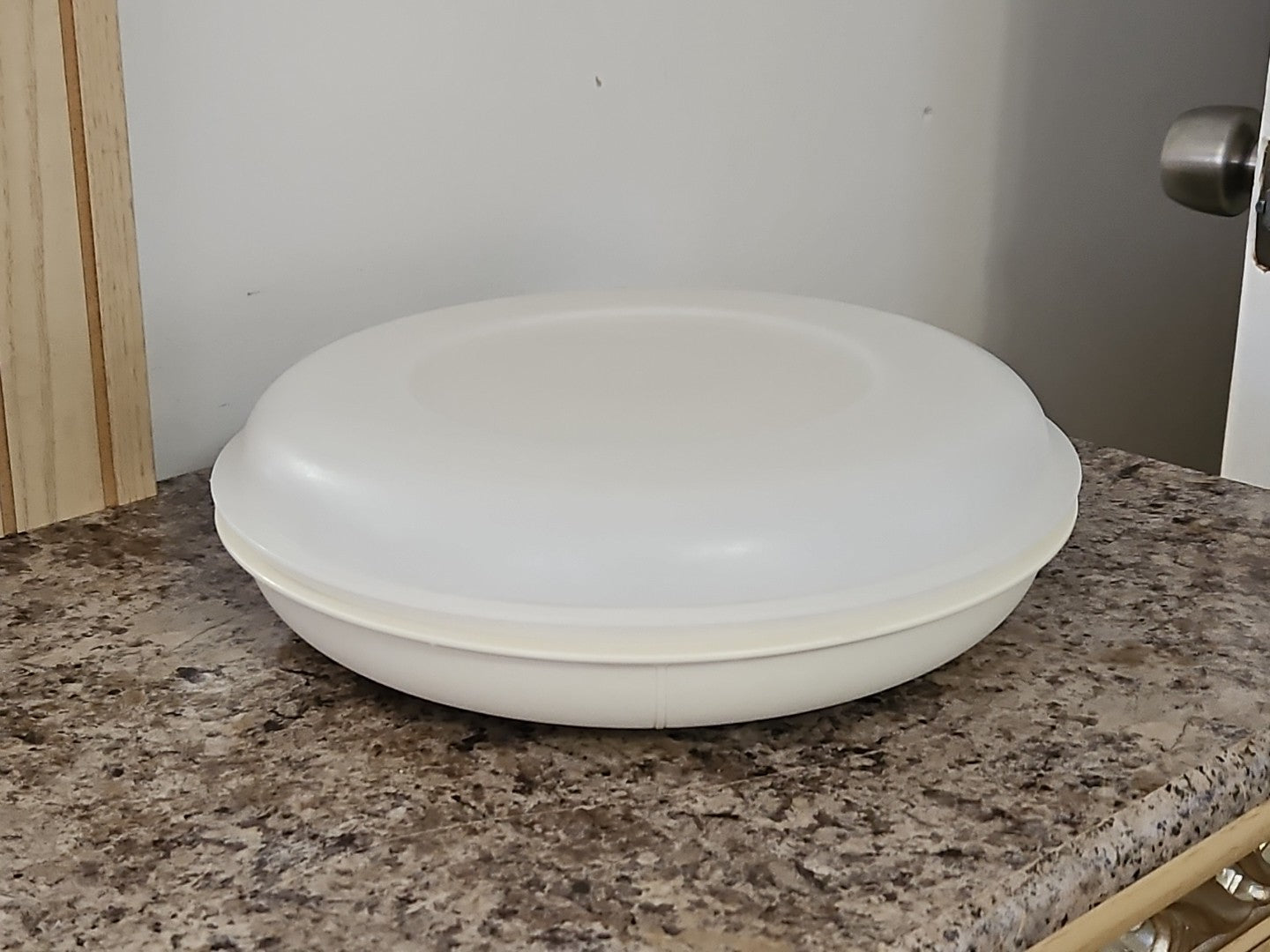 Tupperware Serve-It-All Divided Veggie Tray Snack Relish Tray #1708 w/ Lid #1709