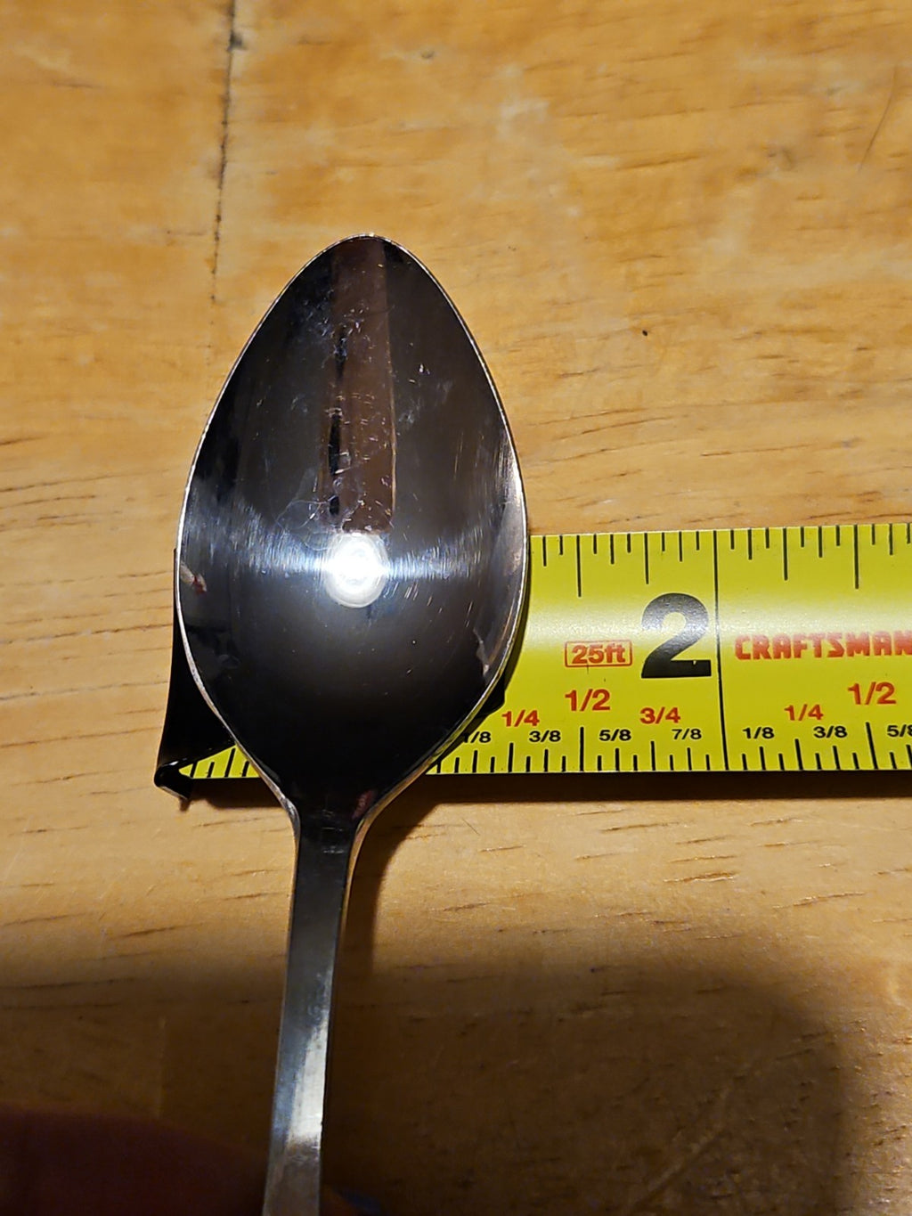 Lot Of 5 Vintage CustomCraft Stainless Steel Spoons CUS10 Rose Design Teaspoons