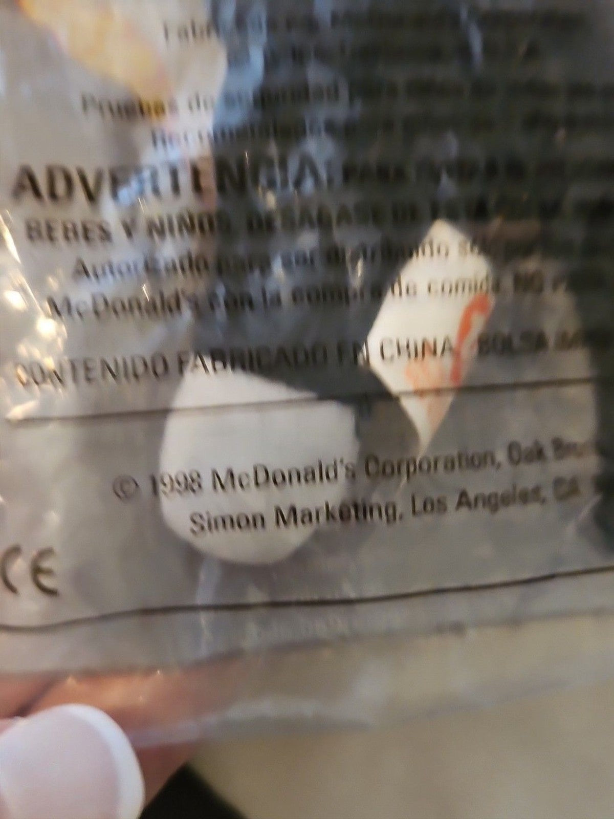 Vintage 1998 (Rare '93 Tag Error) Ty McDonald's Teenie Beanie Baby #10 Zip