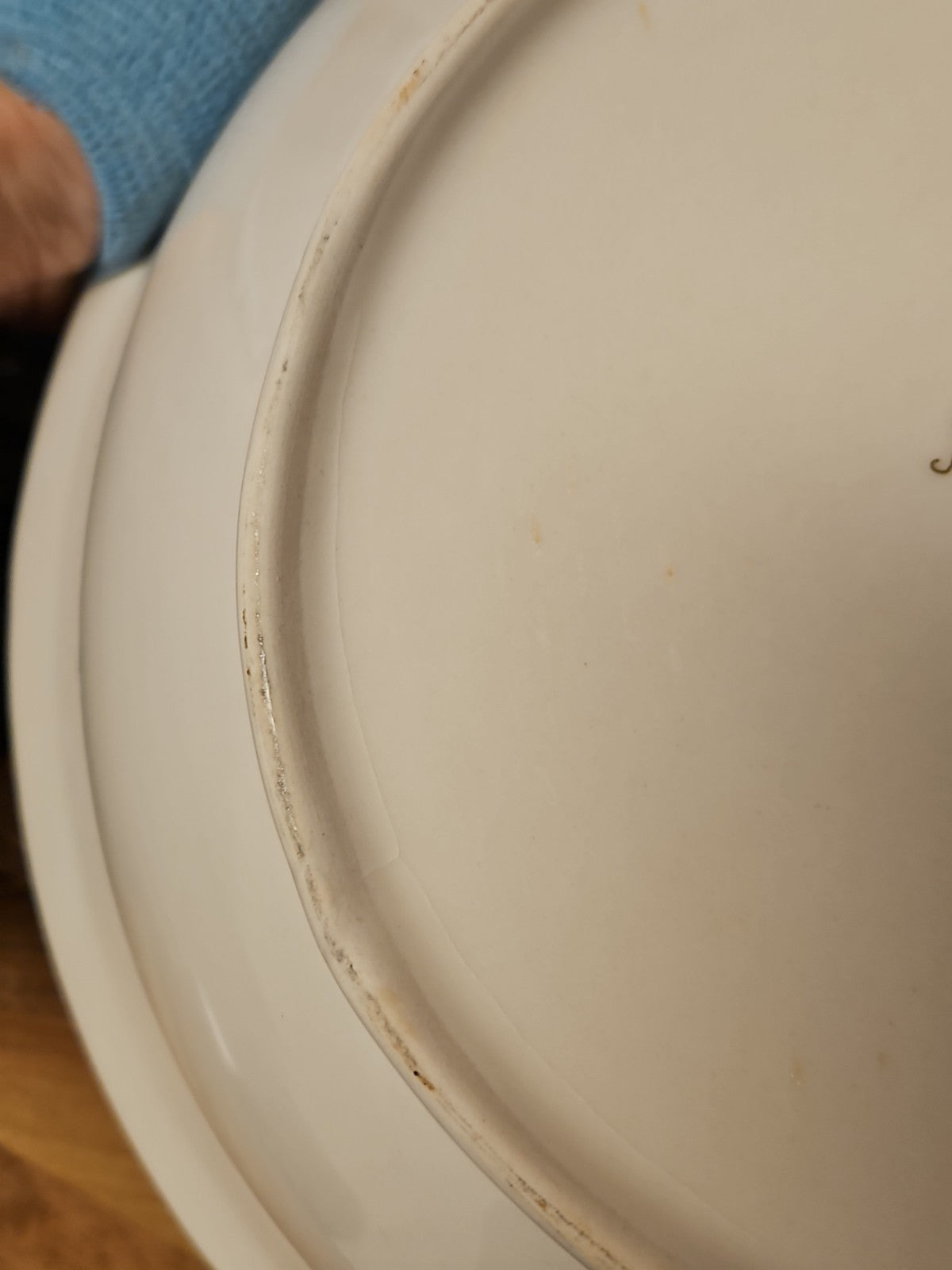 Temp-Tations By Tara Old World Green 4 Qt Stoneware Mixing Serving Bowl 12" EUC