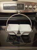 Pampered Chef Simple Additions  3pc Caddy Set With Serving Bowls #808C