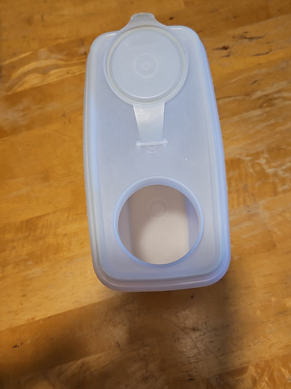 Vintage Tupperware #469 Rectangular Cereal Storage Container W Sheer Lid #470