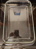 Vintage #233-N Pyrex Rectangular Clear Glass Baking Dish 13" 3qt Casserole Dish