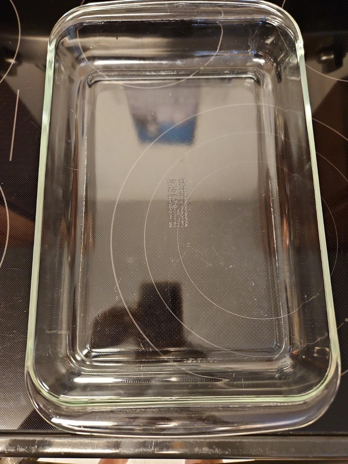Vintage #233-N Pyrex Rectangular Clear Glass Baking Dish 13" 3qt Casserole Dish