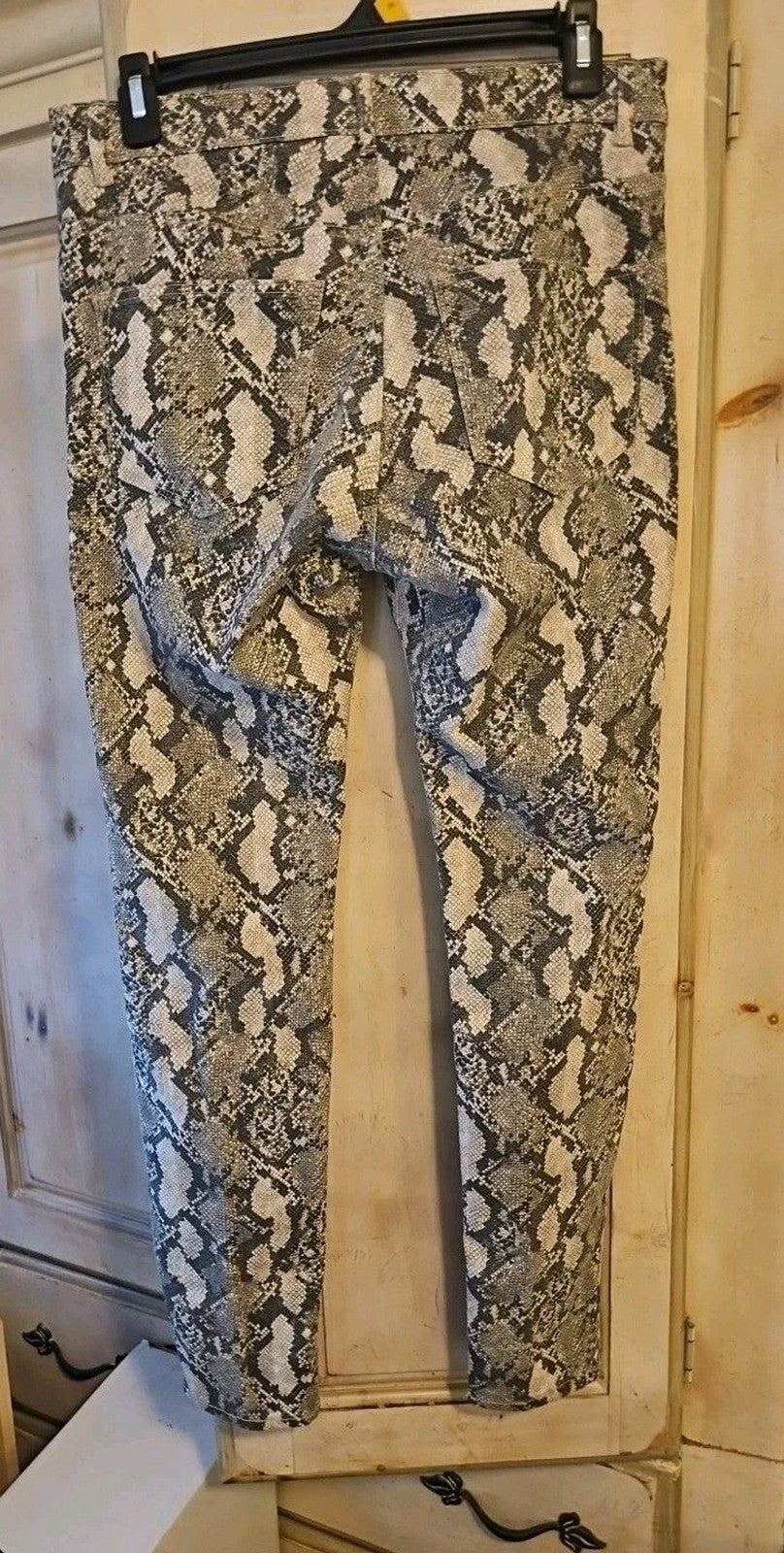 Women's H&M Snake Skin Jeans Size 8 Pants