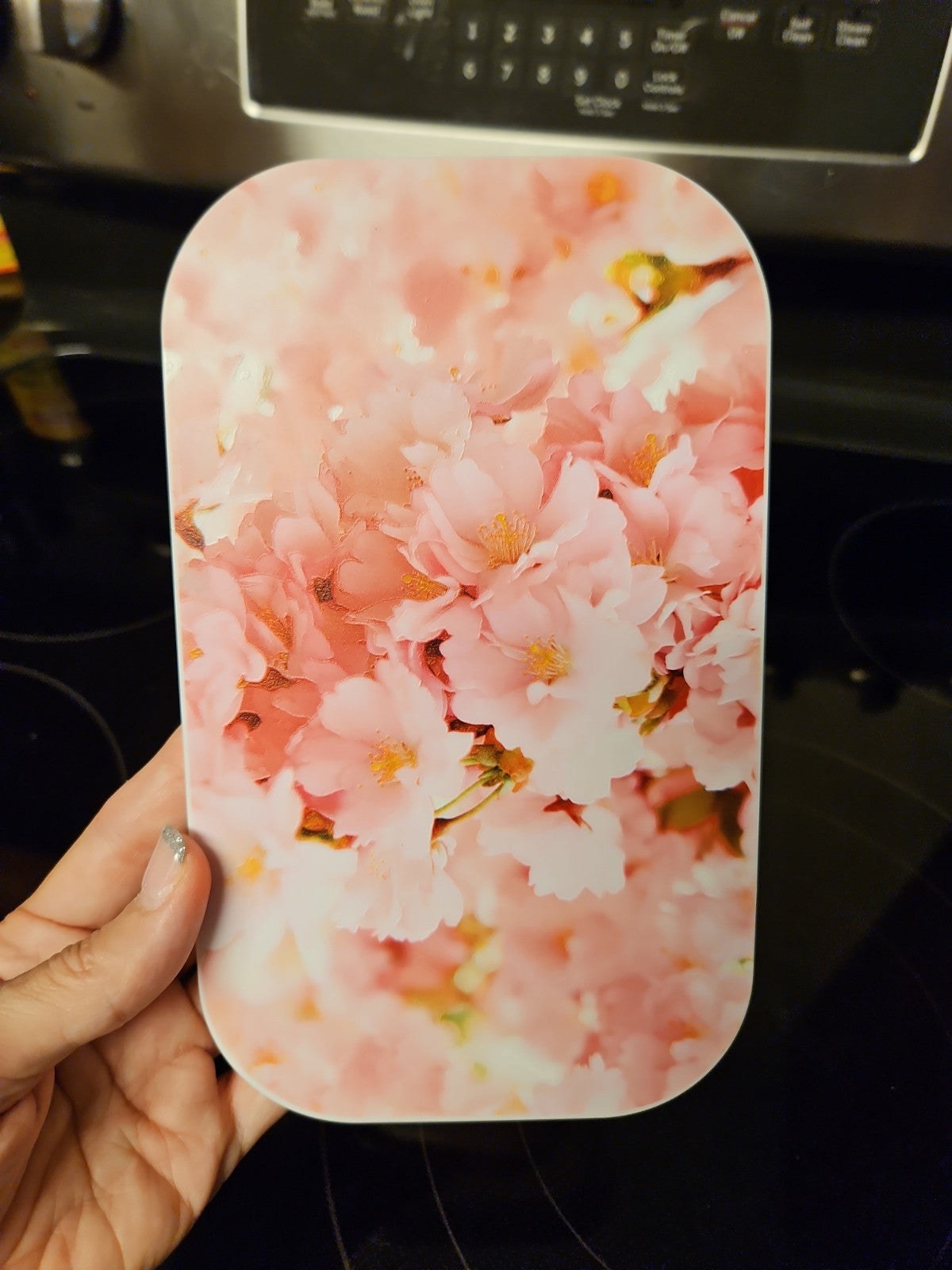 Sakura Cherry Blossoms Stainless Steel Double-Layer Bento Box Lunch Box